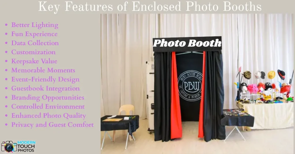 Key Features of Enclosed Photo Booths
