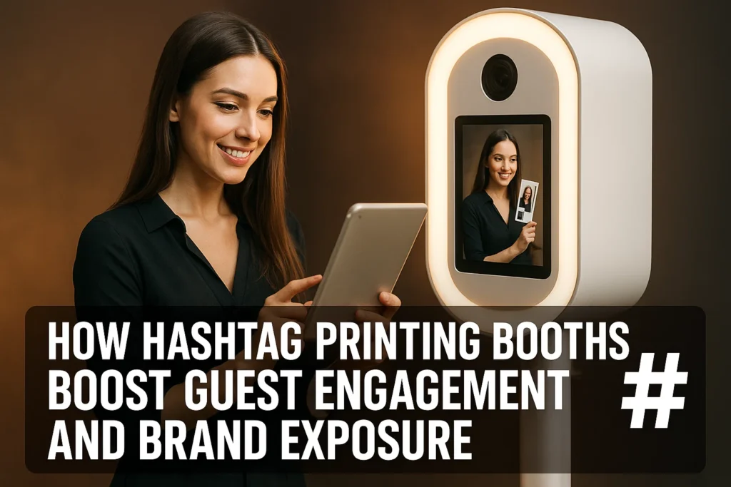 How Hashtag Printing Booths Boost Guest Engagement and Brand Exposure